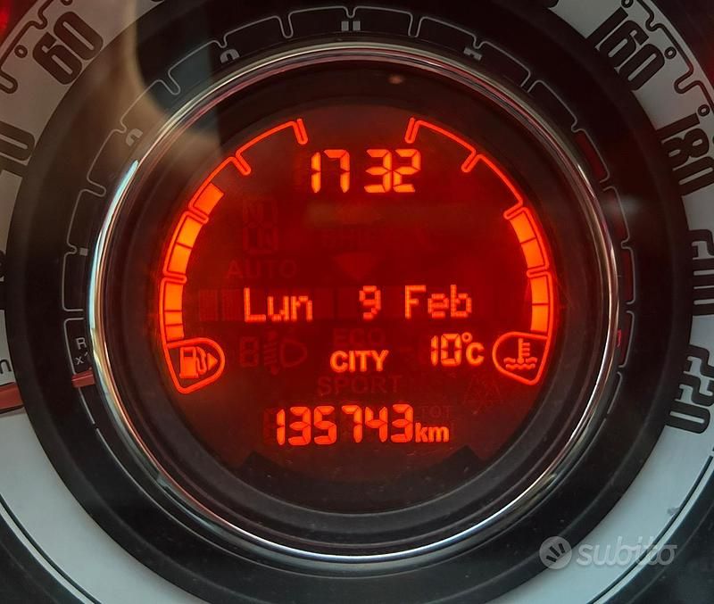 Usata Fiat 500 70 CV (51 kW) 2016 Bianco Berlina
