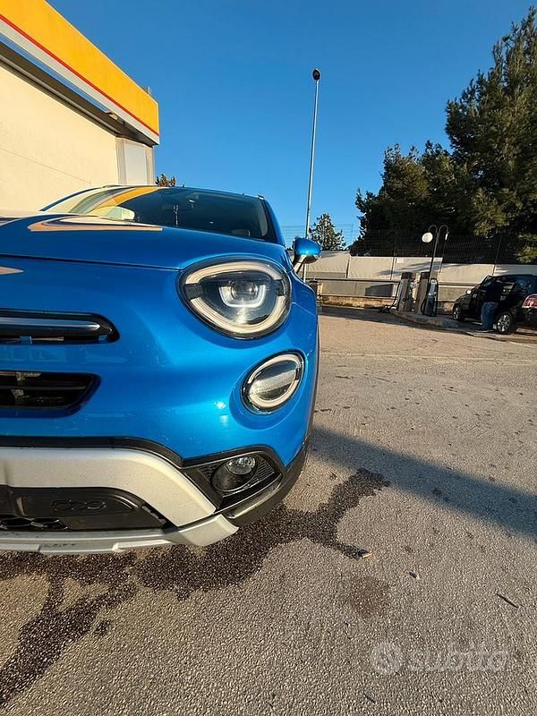 Usata Fiat 500X Cross 120 CV (88 kW) 2019 Blu SUV
