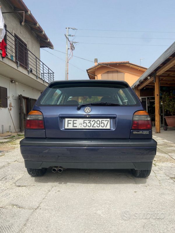 Usata VW Golf III GTI 116 CV (85 kW) 1993 Blu Berlina