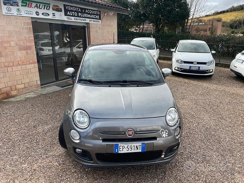 Usata Fiat 500 Sport 69 CV (50 kW) 2013 Argento Berlina