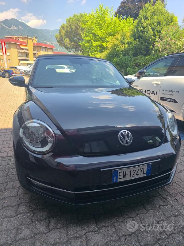 Usata VW Beetle Cabriolet 105 CV (77 kW) 2014 Nero Cabrio