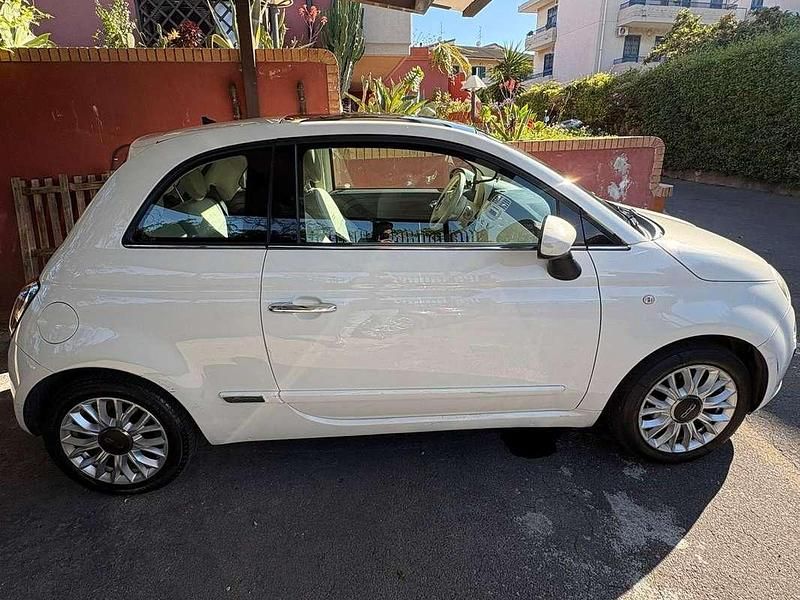 Usata Fiat 500 Lounge 69 CV (50 kW) 2014 Bianco Utilitaria
