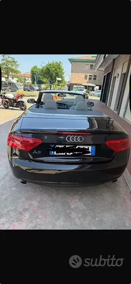 Usata Audi A5 Cabriolet Business 170 CV (125 kW) 2012 Nero Cabrio