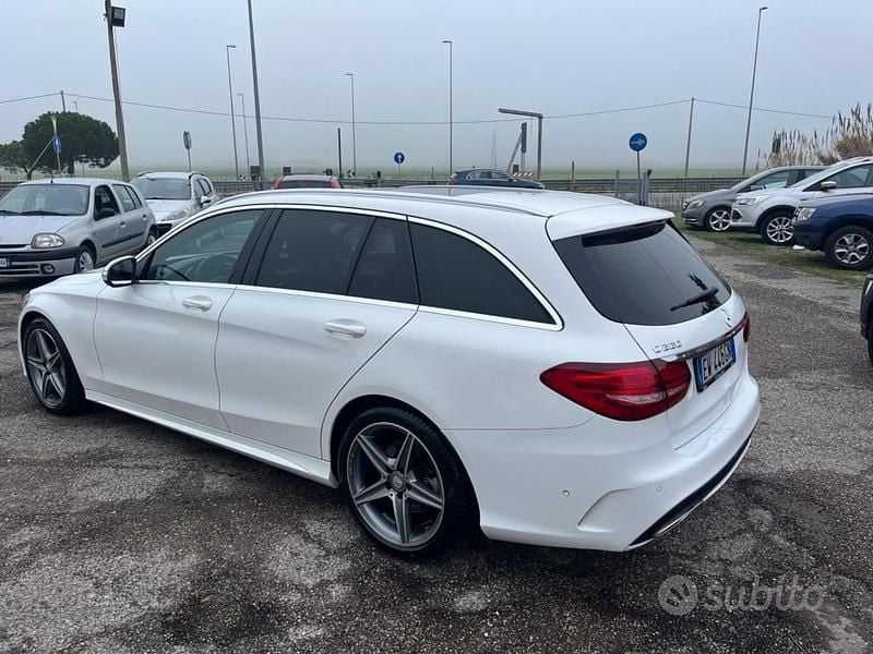 Usata Mercedes C220 Premium 169 CV (124 kW) 2014 Bianco Station wagon