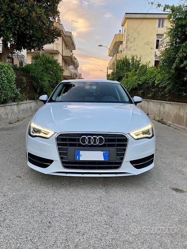 Usata Audi A3 102 CV (75 kW) 2016 Bianco Berlina