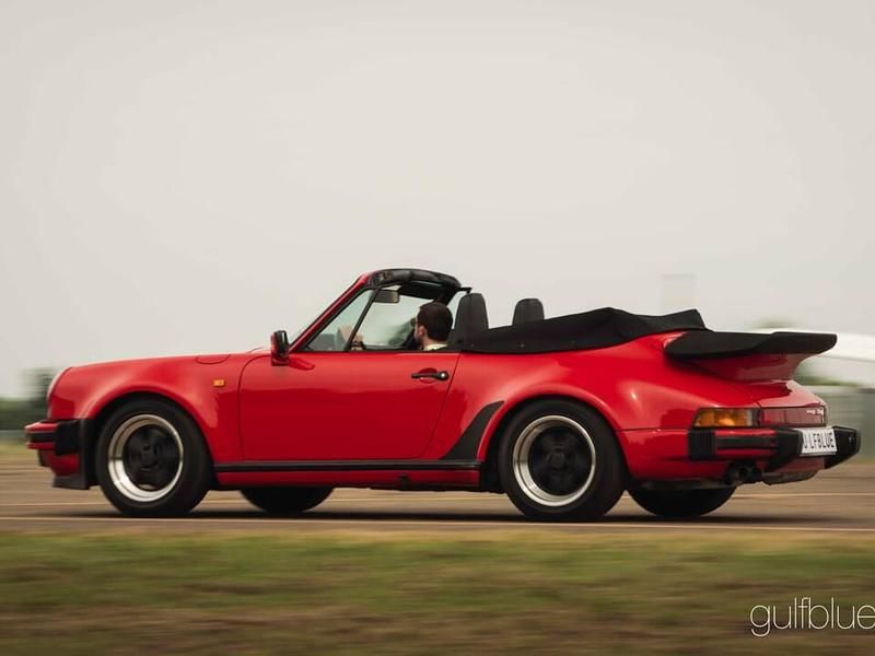 Usata Porsche 911 Turbo Cabriolet 286 CV (210 kW) 1989 Rosso Cabrio