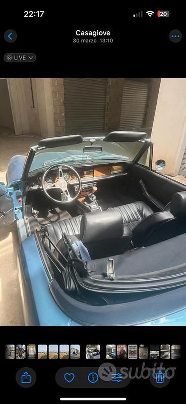 Usata Fiat 124 Spider 1970 Cabrio