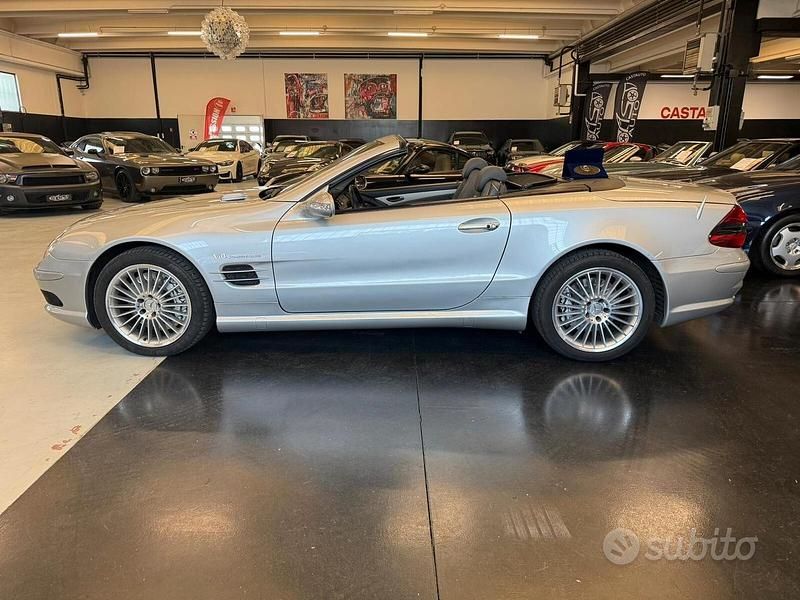 Usata Mercedes SL55 AMG AMG 476 CV (350 kW) 2002 Grigio Cabrio