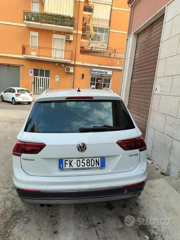 Usata VW Tiguan 150 CV (110 kW) 2017 Bianco SUV