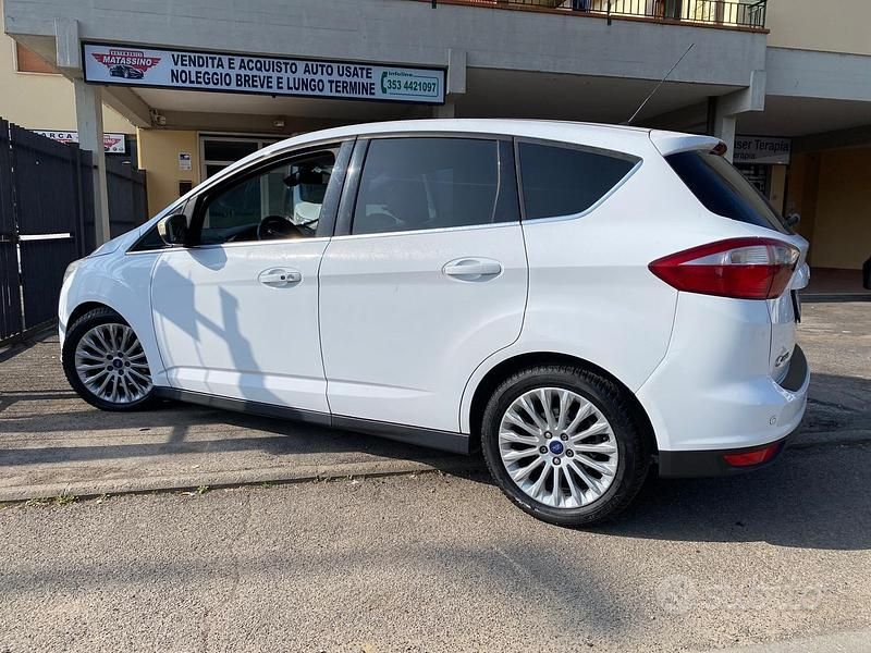 Usata Ford C-MAX Titanium 110 CV (80 kW) 2011 Bianco Monovolume
