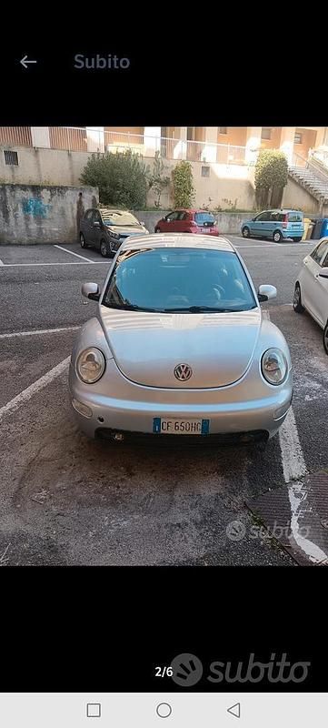 Usata VW New Beetle 101 CV (74 kW) 2003 Grigio Utilitaria