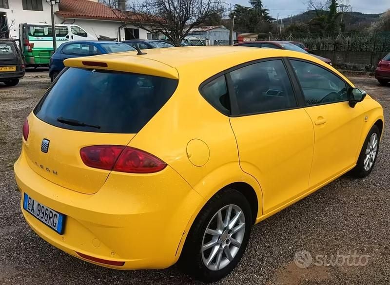 Usata Seat Leon 2010 Giallo Utilitaria