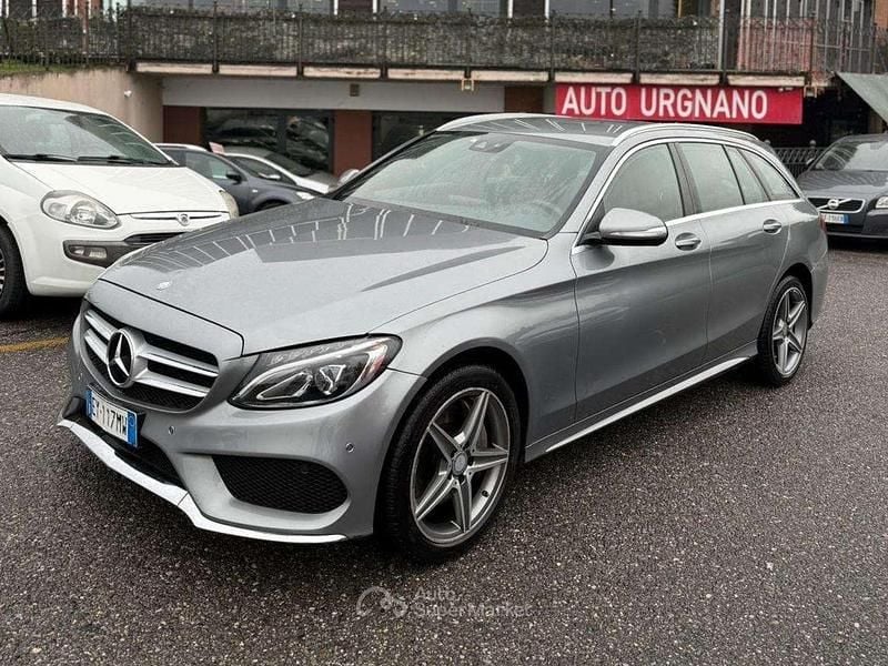 Usata Mercedes C250 Premium 204 CV (150 kW) 2015 Argento Station wagon