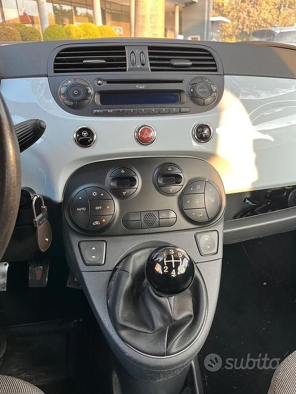Usata Fiat 500 2009 Blu Cabrio