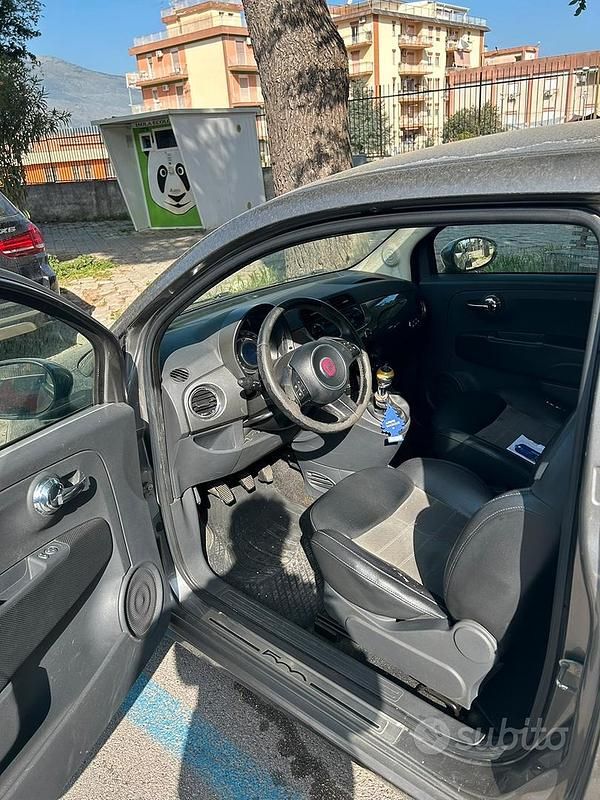 Usata Fiat 500 75 CV (55 kW) 2009 Grigio Cabrio