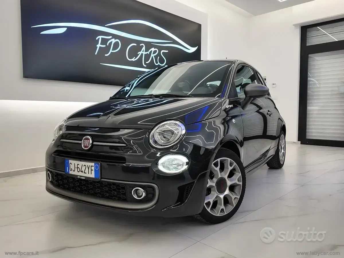 Usata Fiat 500 Sport 70 CV (51 kW) 2022 Nero Berlina