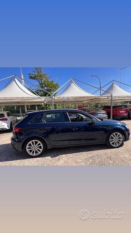 Usata Audi A3 116 CV (85 kW) 2019 Blu Berlina