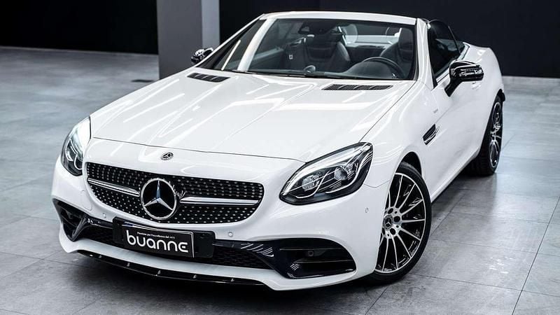 Bianco metall perlato Usata 2019 Mercedes SLC200 Premium Cabrio | 29.999 € (Ottimo prezzo) - Immagine 1/4