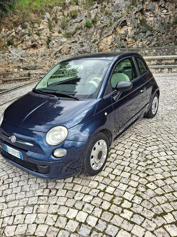 Usata Fiat 500 Pop 69 CV (50 kW) 2009 Blu/azzurro Cabrio
