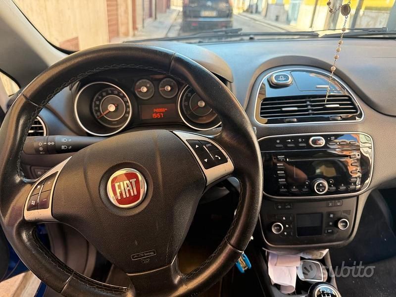 Usata Fiat Punto Evo 90 CV (66 kW) 2011 Blu Utilitaria