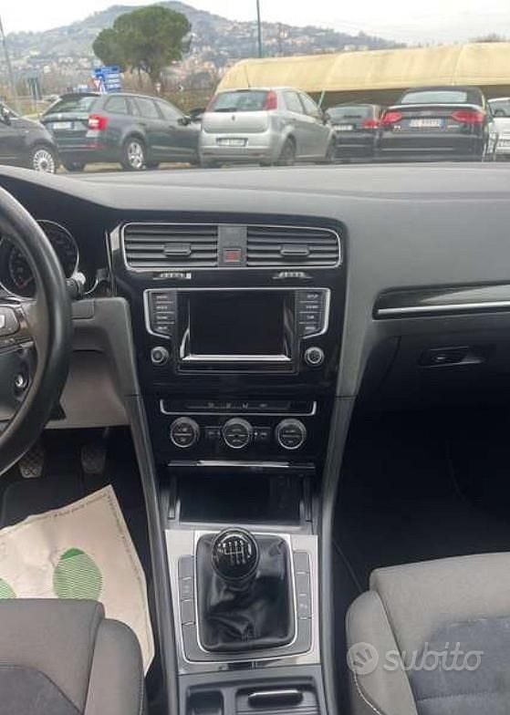 Usata VW Golf VII 110 CV (80 kW) 2014 Bianco Berlina