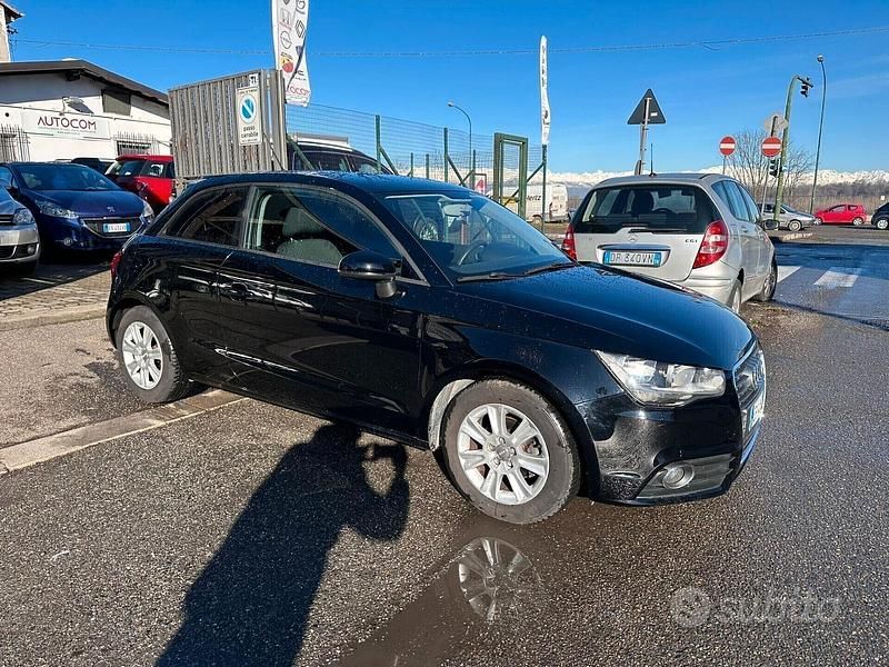 Usata Audi A1 Ambition 86 CV (63 kW) 2011 Nero Utilitaria