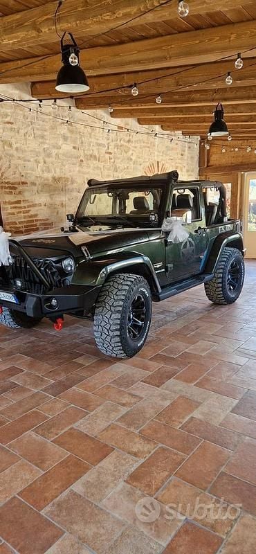 Usata Jeep Wrangler 200 CV (147 kW) 2012 Verde SUV