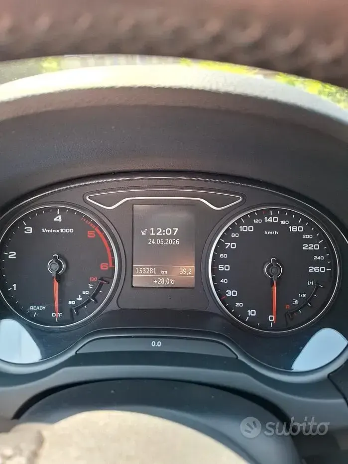 Usata Audi A3 110 CV (80 kW) 2017 Nero Berlina