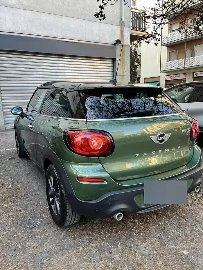 Usata Mini Paceman 143 CV (105 kW) 2014 Verde Utilitaria