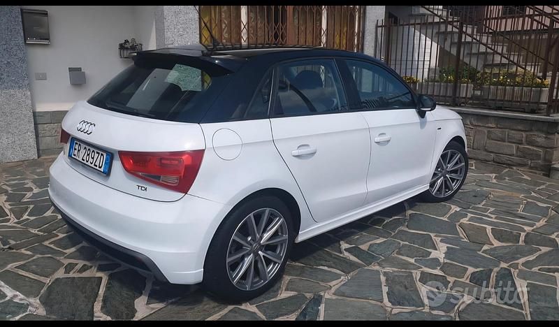 Usata Audi A1 S-Line 105 CV (77 kW) 2013 Bianco Berlina