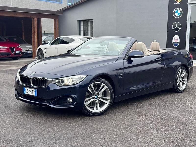 Usata BMW 425 M Sport 218 CV (160 kW) 2015 Blu Coupé