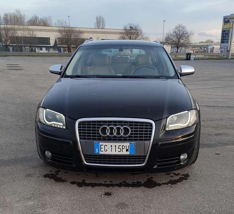 Usata Audi A3 Ambition 105 CV (77 kW) 2008 Nero Utilitaria