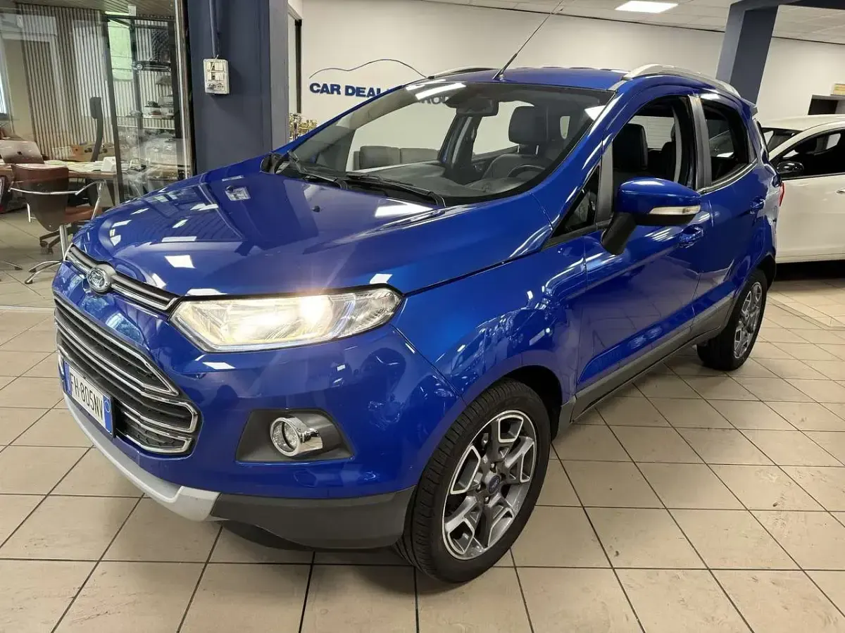 Usata Ford Ecosport Titanium 95 CV (69 kW) 2017 Blu/azzurro SUV