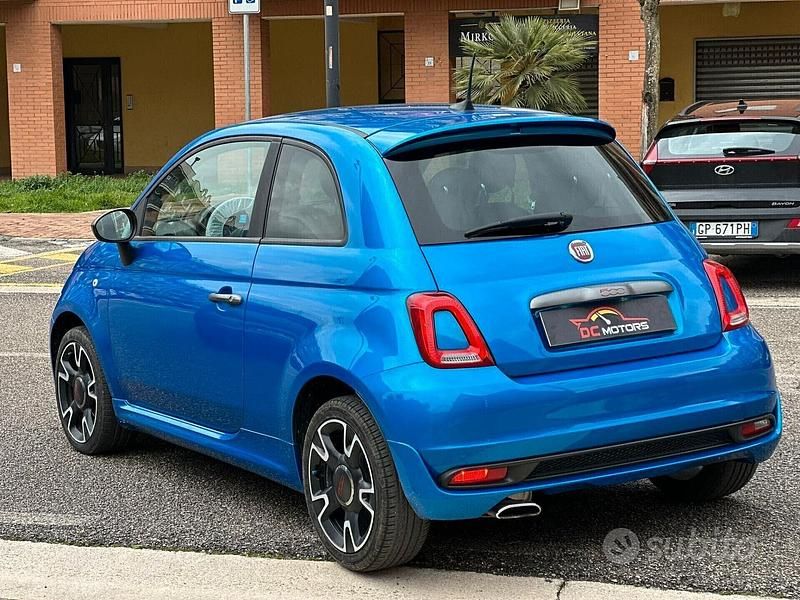 Usata Fiat 500 S 69 CV (50 kW) 2019 Blu Utilitaria