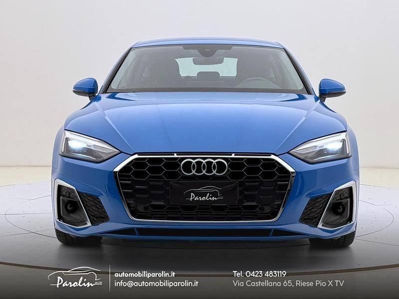 Usata Audi A5 Sportback S-Line 204 CV (150 kW) 2021 Blu Utilitaria