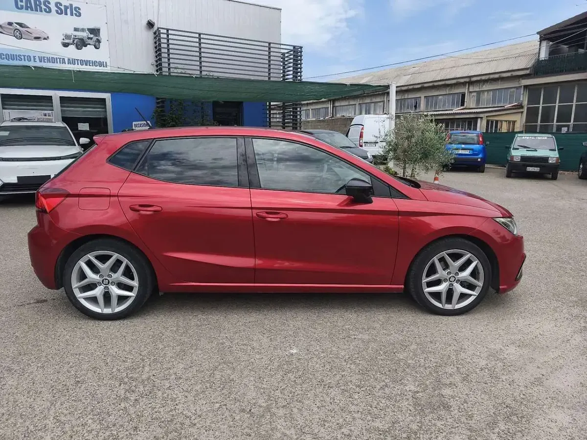Usata Seat Ibiza FR 95 CV (69 kW) 2018 Rosso Utilitaria