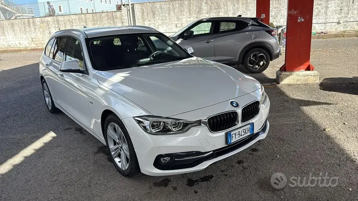 Usata BMW 318 Sport Line 150 CV (110 kW) 2019 Bianco Station wagon