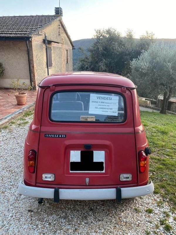 Usata Renault R4 33 CV (24 kW) 1990 Rosso Utilitaria