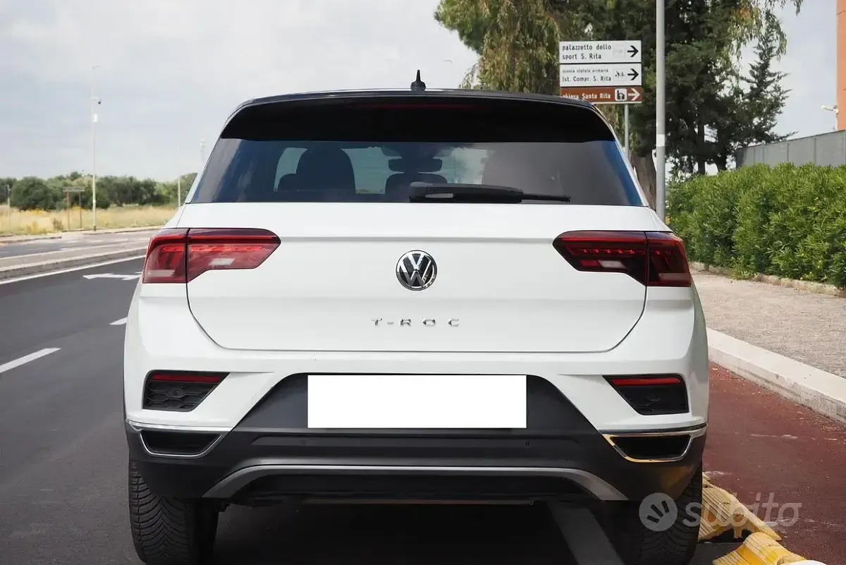 Usata VW T-Roc Advance 150 CV (110 kW) 2019 Bianco SUV