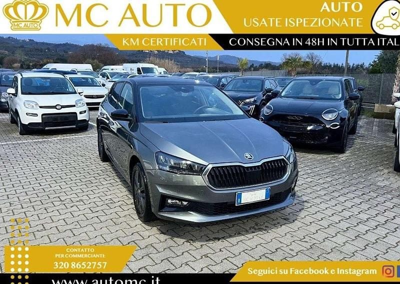 Usata Skoda Fabia Style 95 CV (69 kW) 2025 Grigio scuro Utilitaria