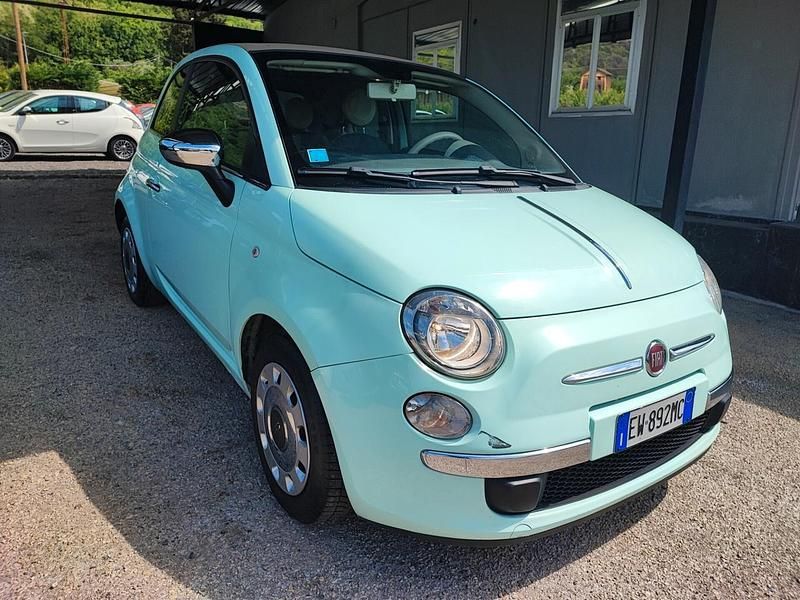 Usata Fiat 500C 95 CV (69 kW) 2014 Verde Cabrio