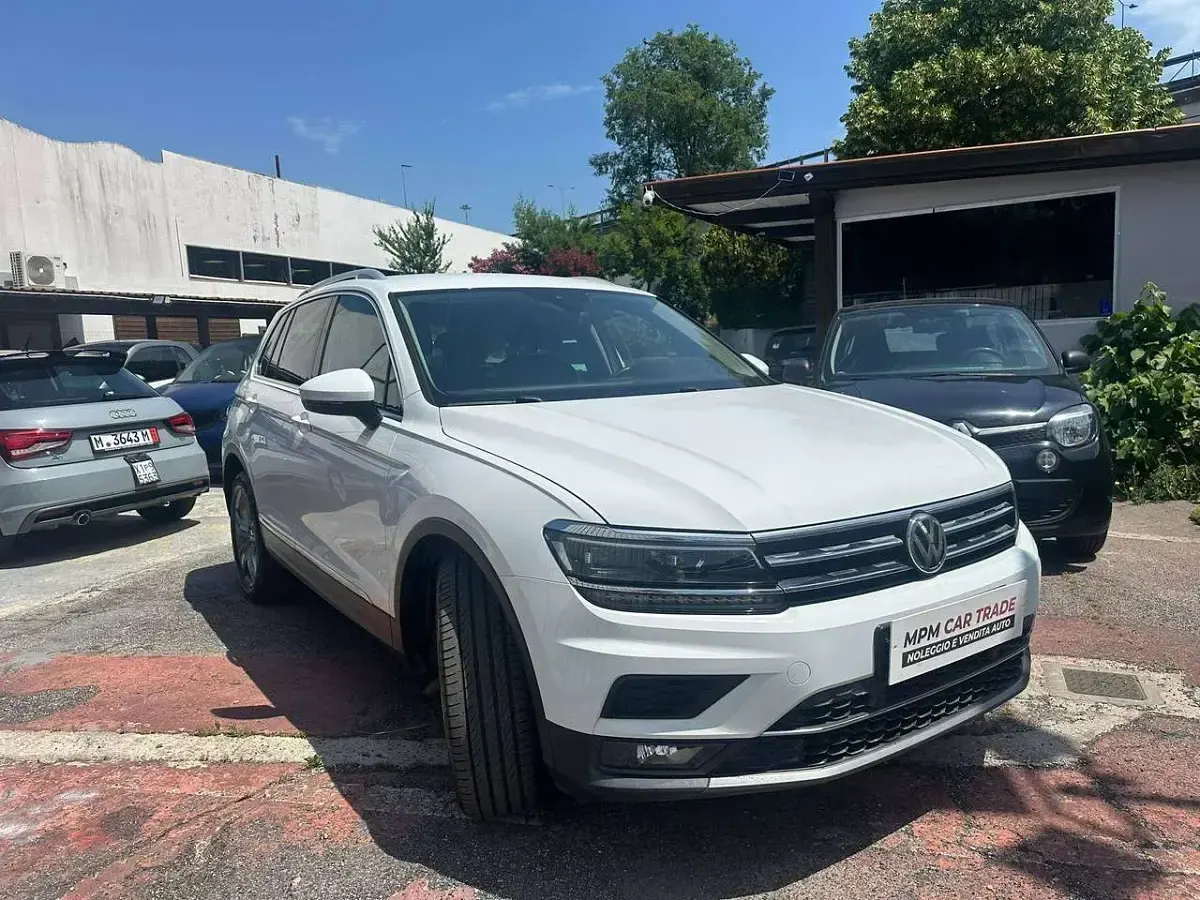 Usata VW Tiguan Advance 150 CV (110 kW) 2018 Bianco SUV