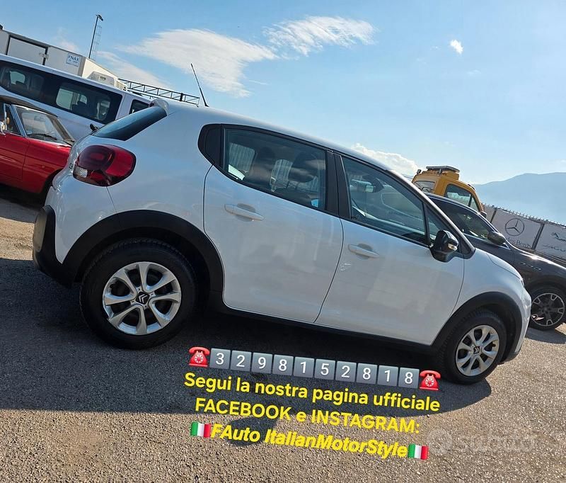 Usata Citroën C3 Feel 83 CV (61 kW) 2018 Bianco Utilitaria
