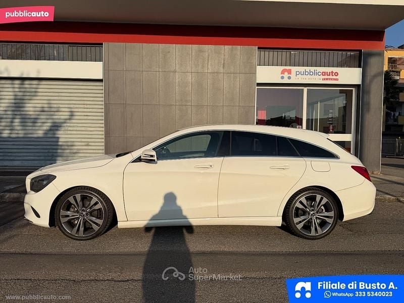 Usata Mercedes CLA180 109 CV (80 kW) 2018 Bianco Berlina