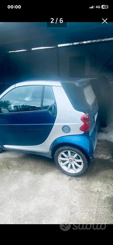 Blu Usata 2007 Smart ForTwo Cabrio Cabrio | 3500 € - Immagine 1/2