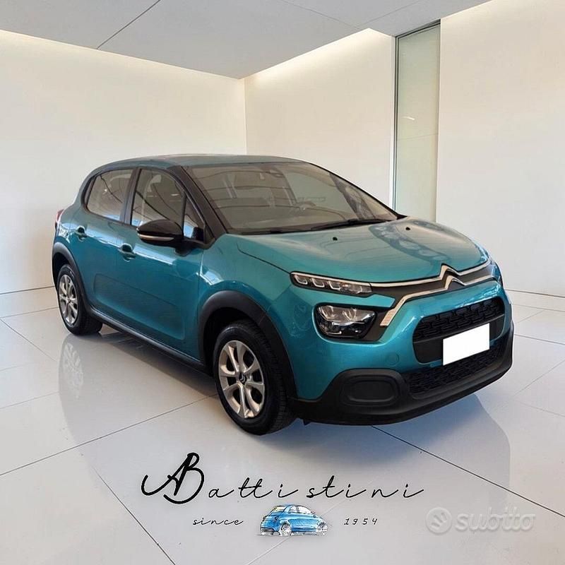 Usata Citroën C3 Feel 82 CV (60 kW) 2022 Blu Utilitaria