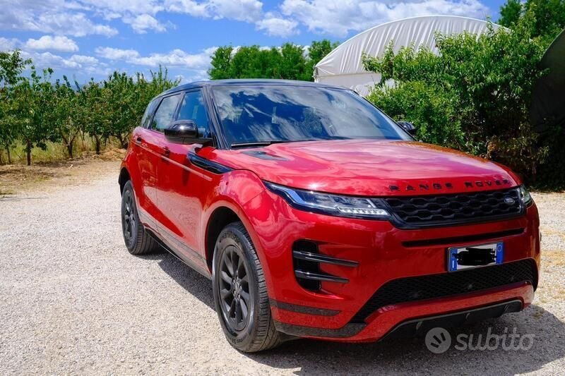 Usata Land Rover Range Rover evoque R-Dynamic 150 CV (110 kW) 2019 Rosso SUV