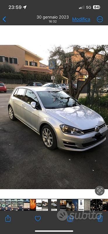 Usata VW Golf VII 110 CV (80 kW) 2016 Grigio Berlina