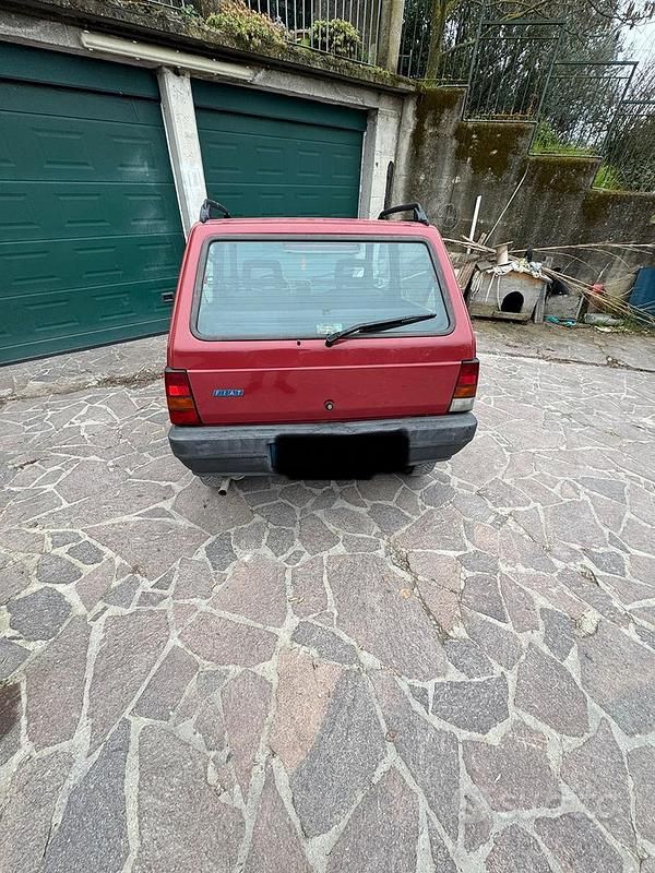 Usata Fiat Panda 56 CV (41 kW) 2002 Rosso Utilitaria