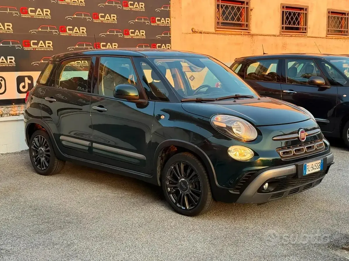 Usata Fiat 500L Cross 95 CV (69 kW) 2017 Verde Monovolume